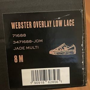 Frye sneaker Webster overlay low lace.